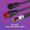 Hewlett Packard (HP) HP HyperX USB-C suvyniotas kabelis pilkas