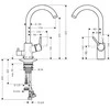 Virtuvinis maišytuvas Hansgrohe Talis M52 14875000