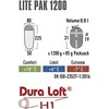 Hewlett Packard (HP) High Peak Lite Pak 1200 Mumijos formos miegmaišis Poliesteris Žalia, Raudona