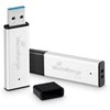 MediaRange High performance 128 GB, USB-Stick - sidabrinis/juodas, USB-A 3.2 Gen 1