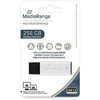 MediaRange USB-Stick USB 3.0 didelio našumo 256GB aliuminio