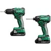 HiKOKI Akumuliatorinių įrankių rinkinys KC18DD, 18V, WH18DD + DS18DD + 2x3.0Ah + lagaminas