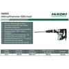 Atskėlimo plaktukas HiKOKI H60MC