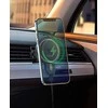 Automobilinis laikiklis-įkroviklis Hoco CA85 Magsafe 15W juodas