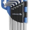 Hogert 9 dalių "Torx" raktų rinkinys, CrV plienas