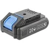 Smūginis veržliasūkis Hogert HT2E200; 20 V; 1x2,0 Ah akum.