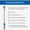 1/2'' Dinamometrinis raktas Hogert HT1W707; 42-210 Nm