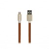 USB kabelis Holdit USB-A - Žaibas 1 m ruda (612662)