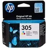 Hewlett Packard (HP) HP 305 trispalvės rašalo kasetės, 100 puslapių, skirtos HP DeskJet 2300, 2710, 2720, Plus 4100