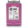 Hewlett Packard (HP) HP 305 trispalvės rašalo kasetės, 100 puslapių, skirtos HP DeskJet 2300, 2710, 2720, Plus 4100