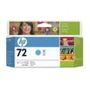 Hewlett Packard (HP) HP no.72 Ink Cart. Žydra spalva su Vivera rašalu (130 ml)