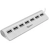 Sbox Technology 7 prievadų USB 2.0 šakotuvas Sbox H-207, 0,5 m, sidabro spalvos