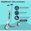 Hudora BigWheel 205 Scooter – Turquoise