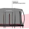 Hudora 4Square Trampolin 244x366 (juodas/raudona)