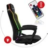 Žaidimų kėdė Huzaro Force 2.5 RGB Carbon Mesh su pašvietimu Gaming Chair, Juoda