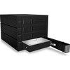 Icy Box RaidSonic ICYBOX Backplane 4x SAS/SATA 3.5 HDD, skirtas 3x5.25 skyriui Hot Swap Trayless MiniSAS jungtis Juodas