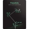 ICY BOX IB-MAG103B-T - Mikrofono stovas - Stalinis tvirtinimas - Juodas - Aliuminis - Plastikas - Plienas - 3/8" - 1,36 kg (IB-MAG103B-T)