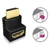 Adapteris AV Icy Box HDMI - HDMI juoda (60053)