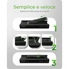 Icy Box RaidSonic ICYBOX IB-180MC-C31 M.2 NVMe ir SATA SSD prijungimo jungtis USB 3.2 Gen2