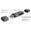 „Icy Box Raidsonic“ | Išorinis kortelių skaitytuvas su kelių USB jungčių jungtimi | Išorinis | „Micro SDHC“, „Micro SDXC“, „Micro SD 3.0 UHS-I SD, SDHC, SDXC, SD 2.0 UHS-I, MMC | išorinis