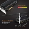 Icy Dock „IcyDock M.2 NVMe SSD“ į PCIe adapterio plokštė su šildymu