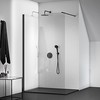 Stacionarios dušo galvos laikiklis Ideal Standard IdealRain, iš sienos 400 mm, Silk Juodas matinė juoda