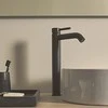Praustuvo maišytuvas Ideal Standard Ceraline, aukštas, be dugno vožtuvo, Silk Juodas matinė juoda