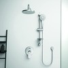 Dušo stovas Ideal Standard IdealRain, Evo Round, 600 mm, galvutė 110 mm, su lentynėle
