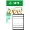 Lipni etiketė 105x41 IGEPA EA-105X41