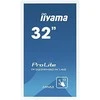 Monitorius Iiyama 32" PCAP Baltas Anti-glare Bezel Be 12 taškų jutiklinis ekranas, 1920x1080, AMVA3 skydelis, 2xHDMI, DisplayPort, VGA, 420cd/m², 3000:1, USB jutiklinė sąsaja, LAN ir RS232 valdymas, palaikomas VESAC 40, MultixTouch0 OS, atskira arba integruota