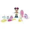 DISNEY MINNIE MOUSE MINI BEACH DOLL SPINTOS AKC APRANGA. 13 ELEMENTŲ RINKINYS