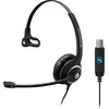 EPOS Sennheiser Ausinės Impact SC 230 USB mono juodas sidabrinis (1000516)