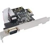 Kontrolierius InLine PCIE x1 - Nuoseklus DB9 (76618D)