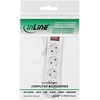 Galios juosta InLine 4 lizdai 1,5 m baltos (16441G)