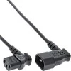 Maitinimo kabelis InLine Ekrano galios stiprintuvas - C13 - C14 - juoda - 5m - kampas