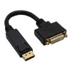 „InLine“ adapterio laidas, „DisplayPort“ lizdas su DVI-D lizdu – juodas