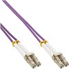 InLine Panch- Cable - SC multi- mode (M) - SC multi- mode (M) - 50.0 m - stiklo pluošto - 50 / 125 mikrometras - OM4 - Halogenas laisvai violetinis (88526P)