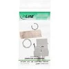 InLine ® RJ45 Keystone Jack Snap-In modulis Cat.8.1