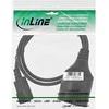 InLine 16659A tinklo adapterio laidas šaltiems įrenginiams C14 iki apsauginio kontakto lizdo 1m