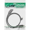 Kabelis InLine ® HDMI į DisplayPort Converter Kabelis, 4K, juoda / auksas, 0.5m