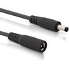 Maitinimo kabelis InLine ® Nuolatinės srovės išplėtimo kabelis, nuolatinės srovės kištukas vyras / moteris 5.5x2.5mm, AWG 18, juoda, 3m