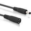 Maitinimo kabelis InLine ® Nuolatinės srovės lizdas, nuolatinės srovės kištukas, 5.5x2.5mm, AWG 18, juodas, 5m