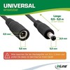 Maitinimo kabelis InLine ® Nuolatinės srovės išplėtimo kabelis, nuolatinės srovės kištukas vyras / moteris 5.5x2.5mm, AWG 18, juoda, 3m