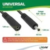 Maitinimo kabelis InLine ® Nuolatinės srovės lizdas, nuolatinės srovės kištukas, lizdas 3.5x1.35mm, AWG 18, juoda, 5m