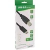 USB kabelis InLine USB-C - USB-B 2 m juoda (35762)