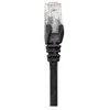 Intracom INTELLINET tinklo kabelis Cat5e U/UTP 1,0m 3ft. Juodas RJ-45 Vyriški / RJ-45 Vyriški Paauksuoti kontaktai Polibag