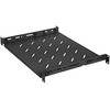INTELLINET 19" su kintamomis bėgeliais fiksuotam tvirtinimui 1U, 350-550 mm Gylis, Juodas, 714082