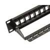 Serverio priedas  Intracom INTELLINET 720328 Intellinet Blank 24-port panel for Keystone Jack 1U 19 with cable organizer