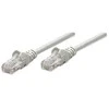 Intracom INTELLINET tinklo kabelis Cat6 U/UTP 10 m pilkas 33 pėd. RJ-45 Vyriški / RJ-45 Vyriški Paauksuoti kontaktai Polibag