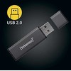 USB atmintinė „Intenso Alu Line“ antracito spalvos 128 GB USB 2.0